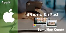 iphone og ipad samt Mac kurser
